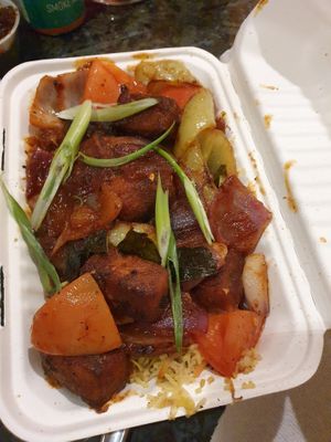 vegan deviled pork at Mirisata in Portland