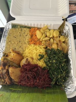 Rice & curry plate #Veganuary at Mirisata in Portland