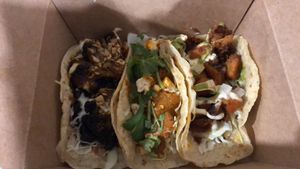 Left to right: cauliflower, squash and potato. Most enjoyed right to left at PLANTA Cocina in Toronto