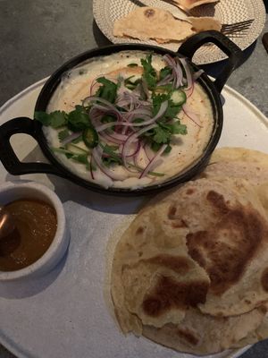 QUESO FUNDIDO!! So freaking good!! at PLANTA Cocina in Toronto