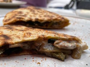 Quesadilla  at PLANTA Cocina in Toronto