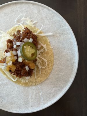 Jackfruit Tinga  at PLANTA Cocina in Toronto