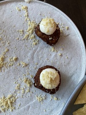 Cauliflower tots were decent  at PLANTA Cocina in Toronto