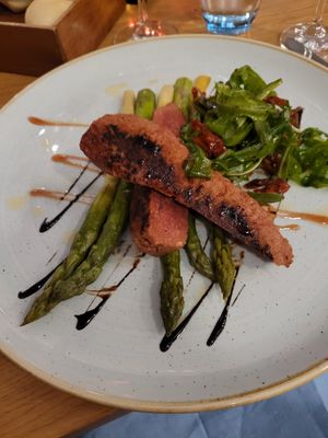 Green Mountain vegan Antrictote at Aarmühle in Interlaken