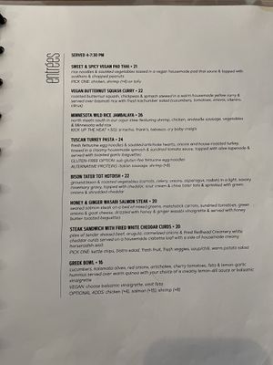 Menu   at Jules' Bistro in St Cloud