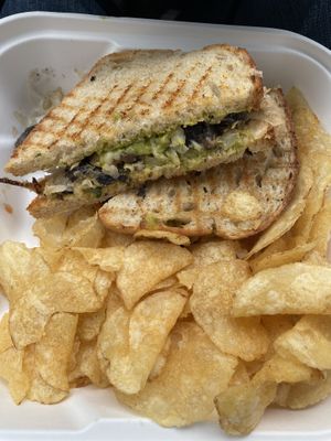 Avocado Portabella Reuben  at Jules' Bistro in St Cloud