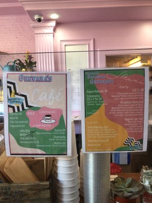 menu 🥳 at Guevara's in Brooklyn