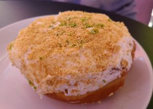 Key lime donut at Guevara's in Brooklyn