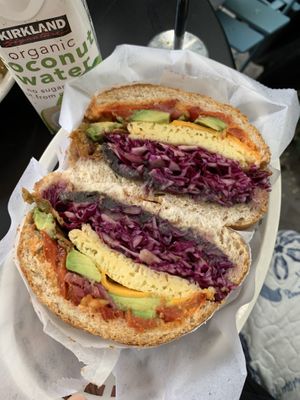 Breakfast sandwich   at Guevara's in Brooklyn