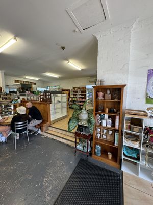 Grocery shop inside the cafe  at OWL Wholefoods in Canungra