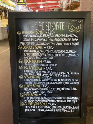 Bowl-Menü at All Vegan in Hannover
