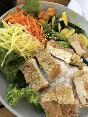 Curry bowl at All Vegan in Hannover