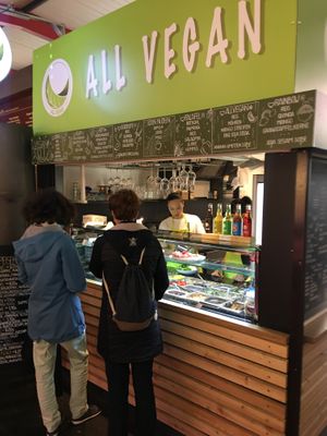 Counter at All Vegan in Hannover