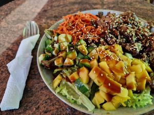 Vegan bowl at All Vegan in Hannover