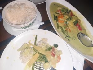 Green curry!!! at Sala Thai in Paphos