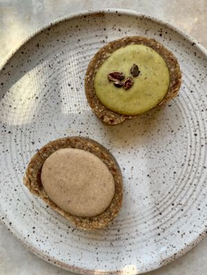 Fall Cinnabun Duo - Chocolate orange pistachio and pumpkin spice (Subscription service) at Ordinarie Fare in Dayton