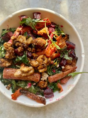 Roasted Root Grain Bowl (part of the subscription service)   at Ordinarie Fare in Dayton