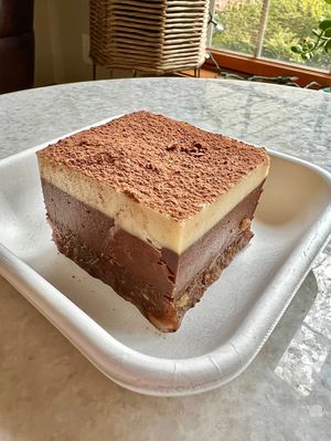 Raw Tiramisu Bar - Valentines Day menu 2022  at Ordinarie Fare in Dayton