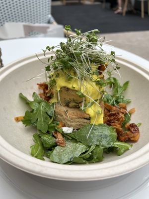 Special: chickpea Benedict  at Ordinarie Fare in Dayton