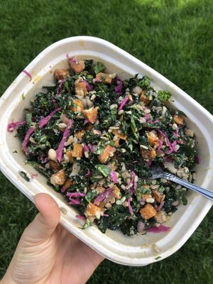 Yoga class bowl  at Ordinarie Fare in Dayton