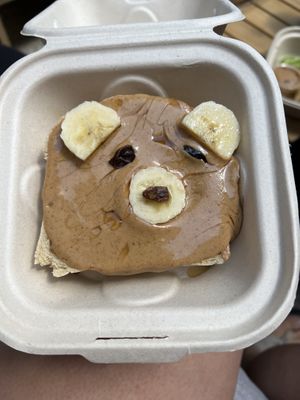 Kids toast  at Ordinarie Fare in Dayton