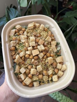 Golden hour Cesar salad  at Ordinarie Fare in Dayton