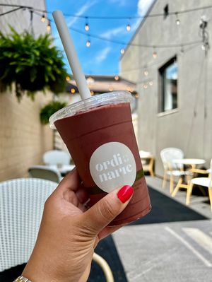 ‘Day Date’ smoothie. Yum!   at Ordinarie Fare in Dayton