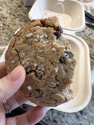 Oatmeal raisin chocolate chip cookie  at Ordinarie Fare in Dayton