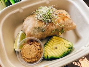 California breakfast burrito  at Ordinarie Fare in Dayton