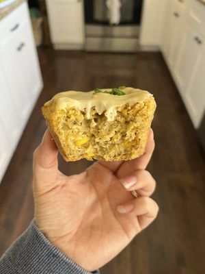 Cornbread muffin  at Ordinarie Fare in Dayton