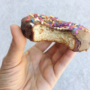 Gluten free chocolate donut 🍩  at Sojo's Donuts in Mesa