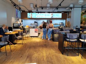 Indoor seating at Vibes in Buchs