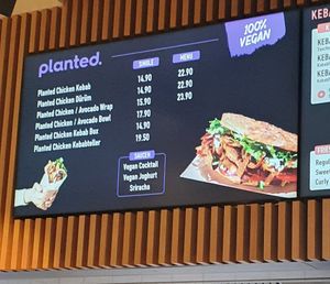 Planted Menu at Vibes in Buchs