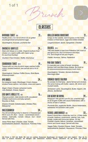 single dishes  at Samigo in Zurich