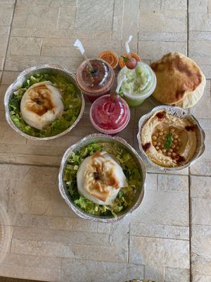 Enough food ;) at Papa Smurf's Pizza in Kralendijk