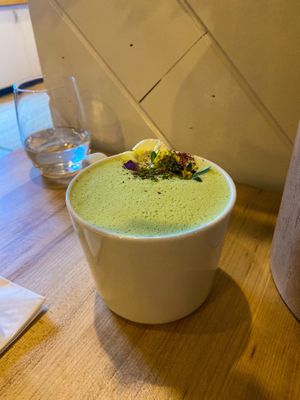 Matcha at Greenhouse Canteen + Bar in Columbus