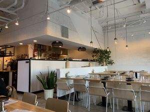 Eating area  at Greenhouse Canteen + Bar in Columbus