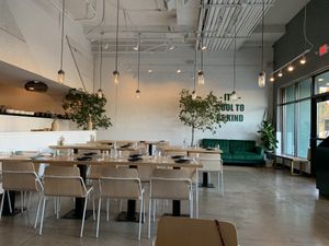 Eating area  at Greenhouse Canteen + Bar in Columbus