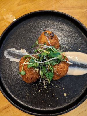 Fried fondu at Greenhouse Canteen + Bar in Columbus