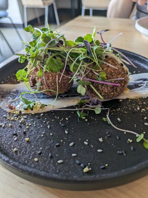 Arancini at Greenhouse Canteen + Bar in Columbus