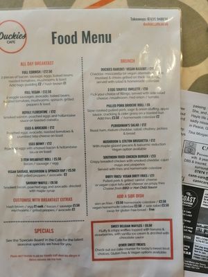  at Duckies Cafe in Hayle