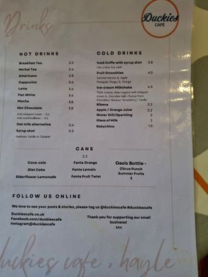  at Duckies Cafe in Hayle