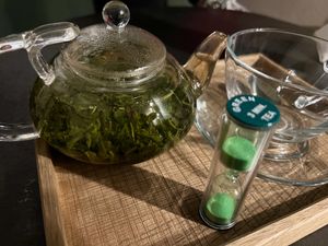 green tea  at TÈCO in Palermo