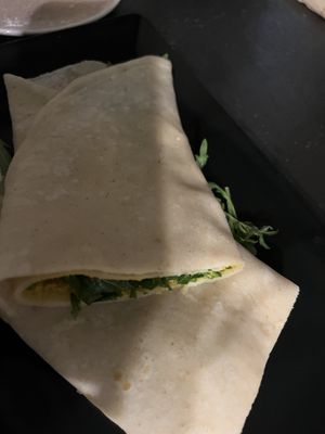 hummus crepe  at TÈCO in Palermo