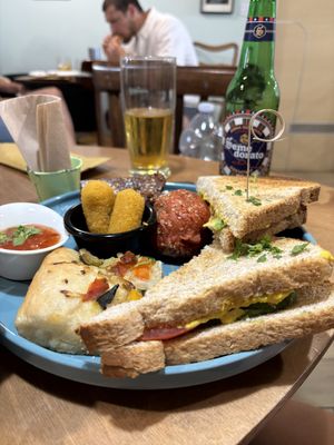 Mozzarella sticks in the vegan brunch?  at TÈCO in Palermo