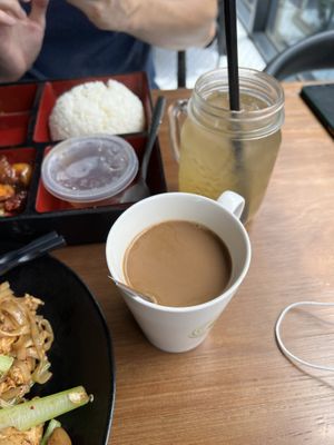 Coffee and honey ice  at Leaf Corner 慈素 - Tai Seng in Central Singapore