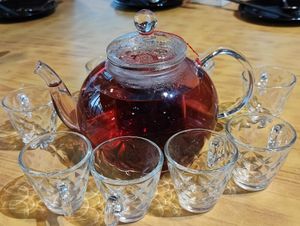 hibiscus tea at Leaf Corner 慈素 - Tai Seng in Central Singapore
