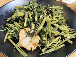 belacan kangkong at Leaf Corner 慈素 - Tai Seng in Central Singapore