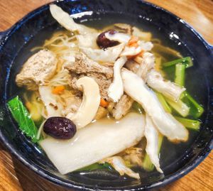 Herbal mee sua, very good recommended 😋 at Leaf Corner 慈素 - Tai Seng in Central Singapore