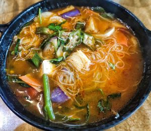Tom yam bee hoon, Good, recommended at Leaf Corner 慈素 - Tai Seng in Central Singapore